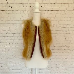 SANCTUARY faux fur vest XS